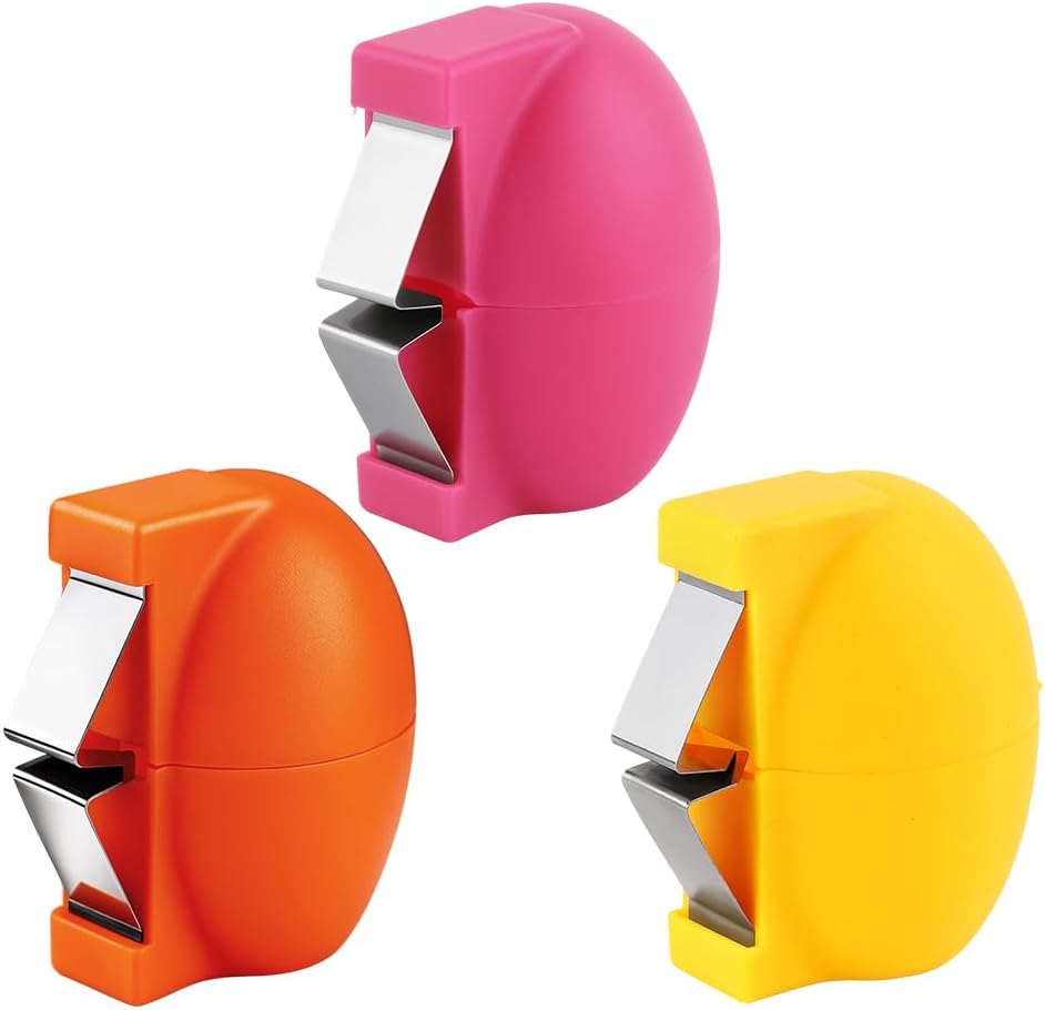 2026 New Multifunction Egg Shell Opener – Easy Crack & Peel, Stainless Steel (Orange)