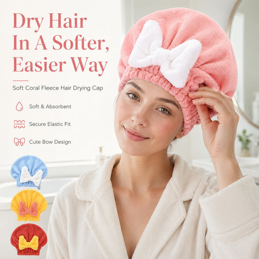 NATRAVOR™ Quick-Dry Microfiber Hair Towel Wrap
