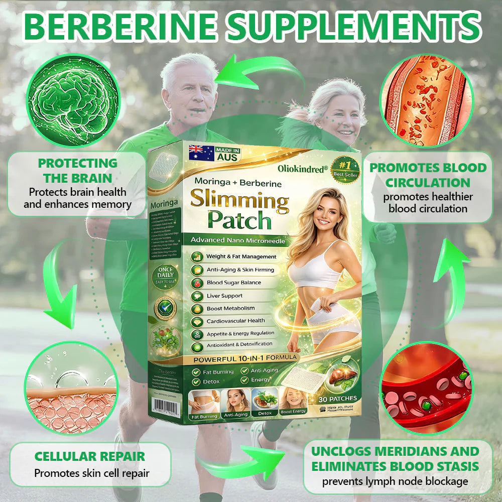 2026 Breakthrough: Lose Stubborn Fat While Keeping Skin Tight – New Oliokindred® Berberine Extract 10-in-1 Nano Microneedle Patch