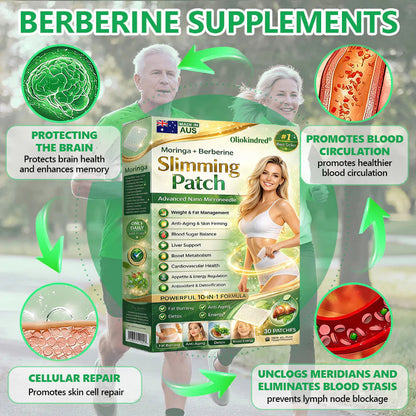 2026 Breakthrough: Lose Stubborn Fat While Keeping Skin Tight – New Oliokindred® Berberine Extract 10-in-1 Nano Microneedle Patch