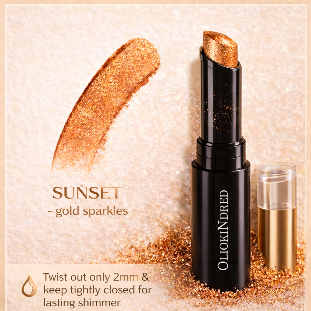 SUNSET - gold sparkles