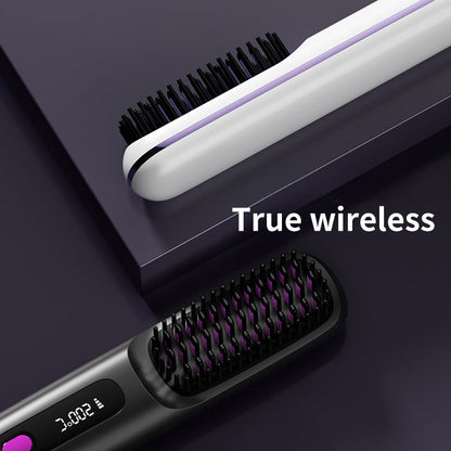 🏆 The Short Hair Specialist! The first smart styling comb designed specif 💖(Type-C charging design)