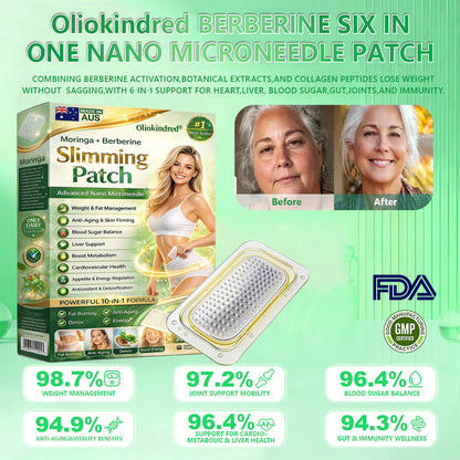 2026 Breakthrough: Lose Stubborn Fat While Keeping Skin Tight – New Oliokindred® Berberine Extract 10-in-1 Nano Microneedle Patch