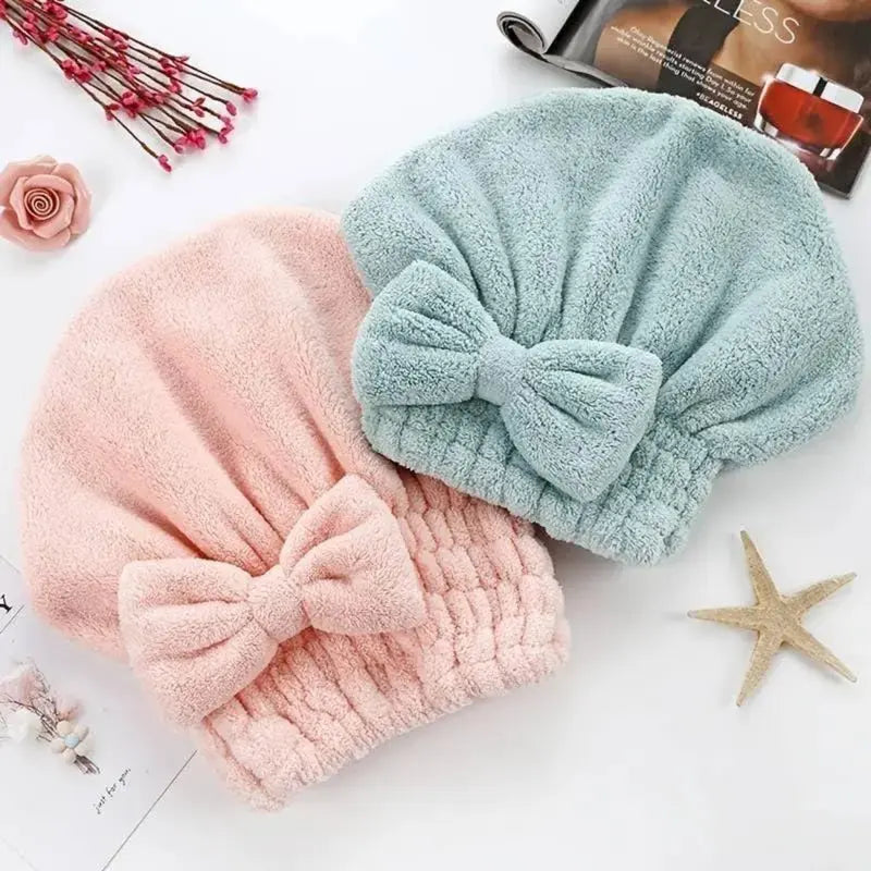 NATRAVOR™ Quick-Dry Microfiber Hair Towel Wrap