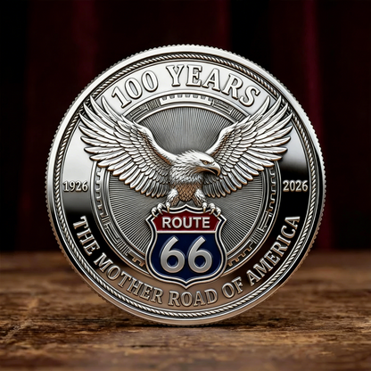 🏆Flash Sale 60% OFF -🛣️ Route 66 – 100 Years of Freedom Commemorative Medallion