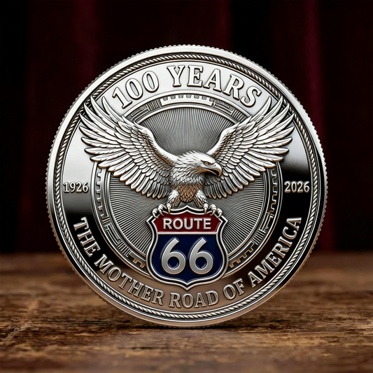 🏆Flash Sale 60% OFF -🛣️ Route 66 – 100 Years of Freedom Commemorative Medallion
