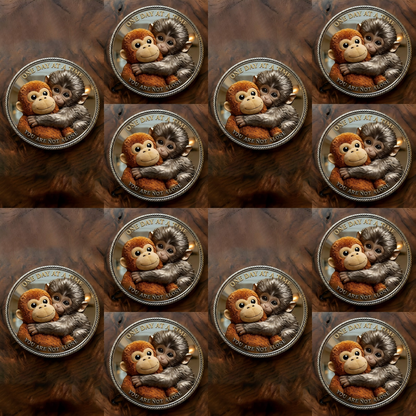 🏆Last Day 60% OFF-🪙 Emotional Support Monkey Coin🐒