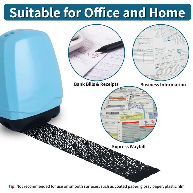 NATRAVOR™ Privacy Roller Stamp – Identity Protection for Mail & Labels