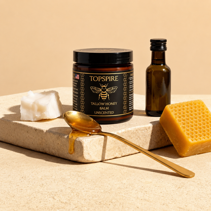 TopSpire Organic Tallow Honey Balm to Help Erase Fine Lines, Wrinkles, and Age Spots