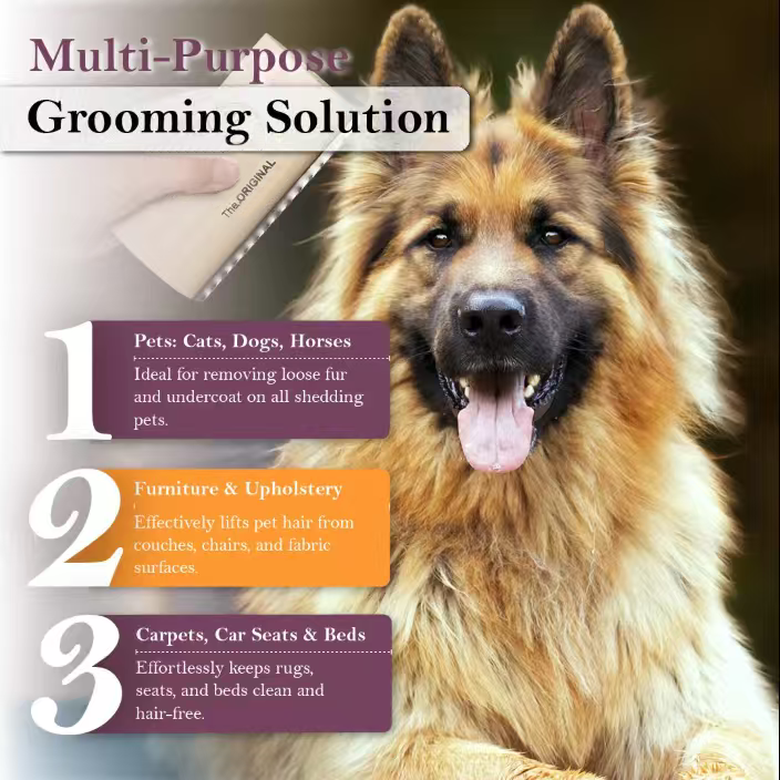 No More Loose Hair – Gentle Deshedding Brush for All Dogs