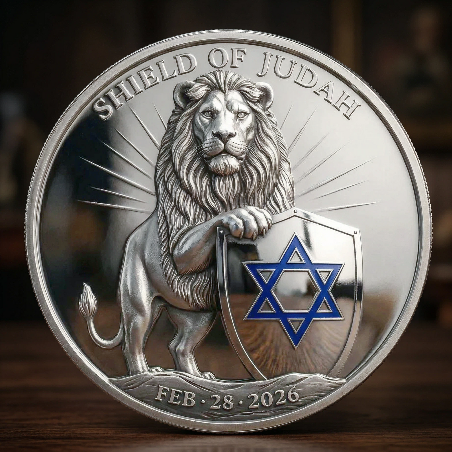 ⚡️Last Day 60% OFF - Shield of Judah Commemorative Coin 🦁🪙✡️