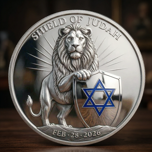 ⚡️Last Day 60% OFF - Shield of Judah Commemorative Coin 🦁🪙✡️