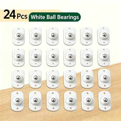 🔄 360 Degree Rotation Self Adhesive Mini Caster Wheels-FB