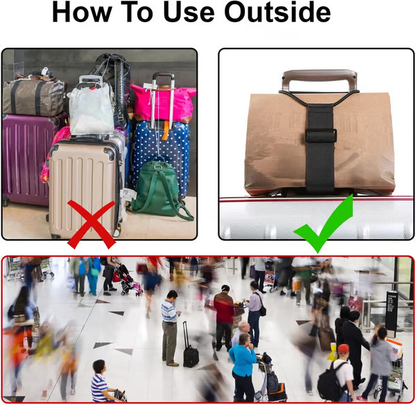 💥  Multi Use Strong Adjustable Luggage Connector Straps