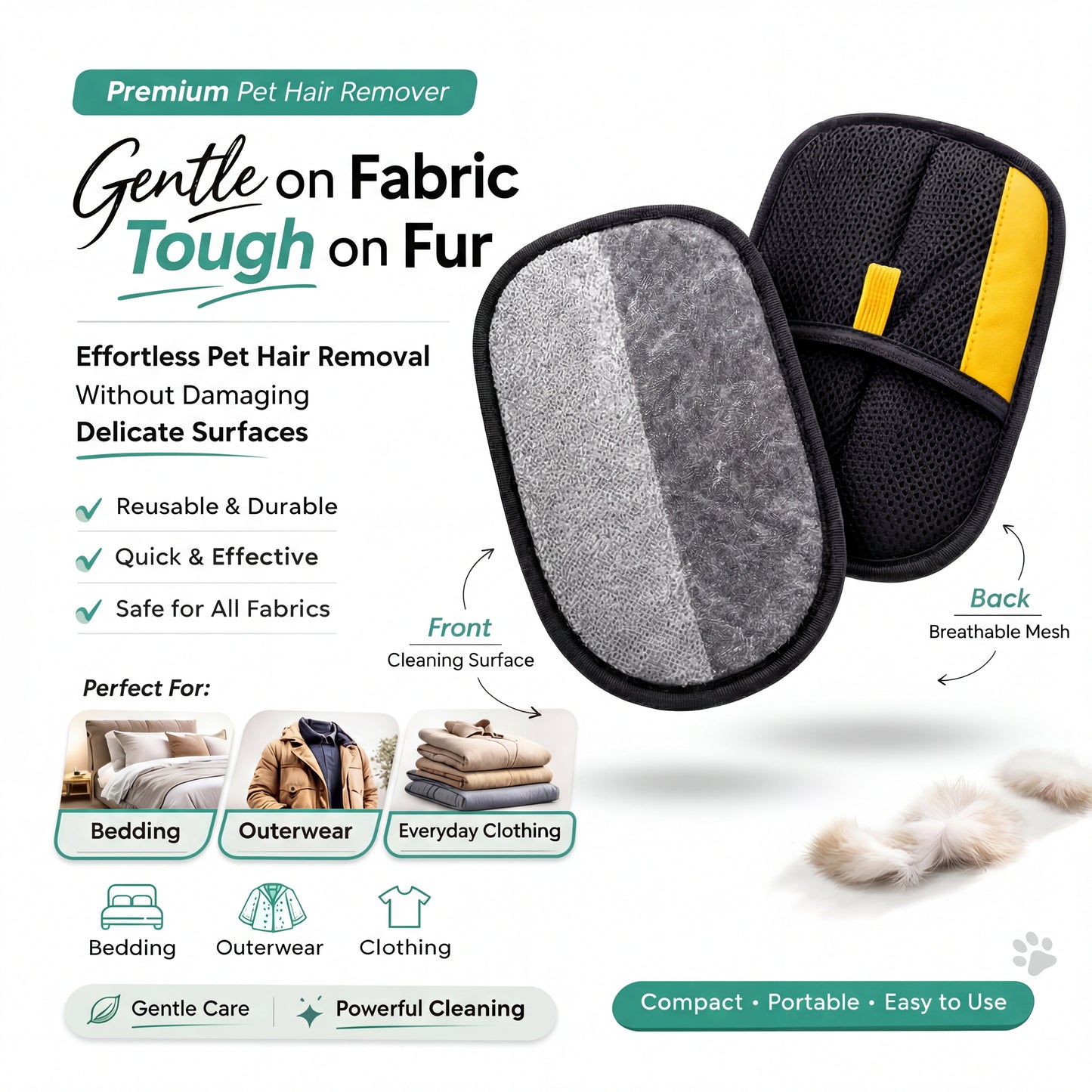 Pawlytic Lab TopSpire™ Dual-Surface Extraction Pad