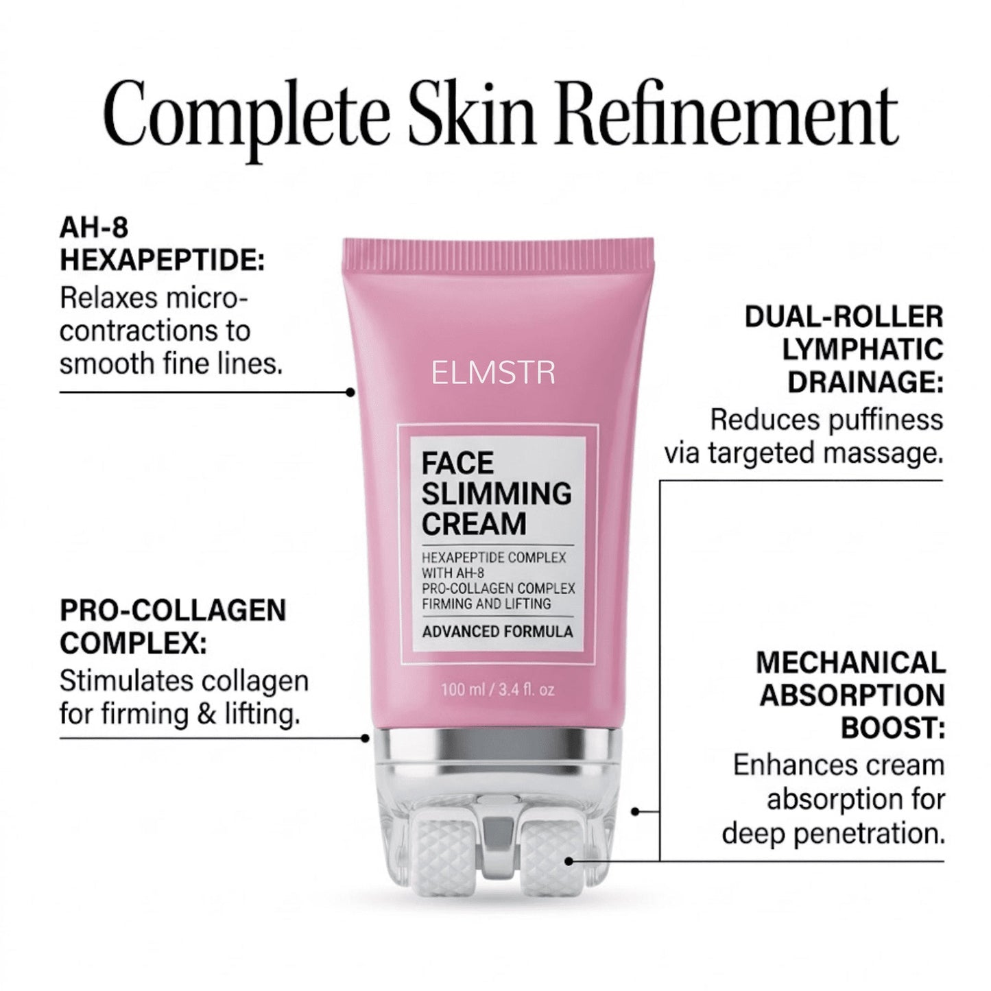 🔥Elmstr Contour Firming Cream&Advanced Hexapeptide Sculpting Formula