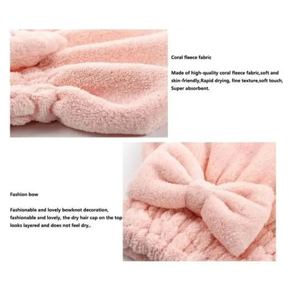 NATRAVOR™ Quick-Dry Microfiber Hair Towel Wrap