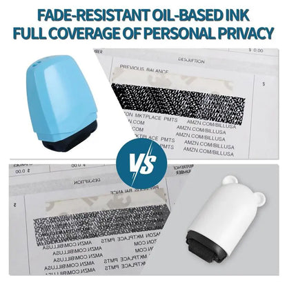 NATRAVOR™ Privacy Roller Stamp – Identity Protection for Mail & Labels