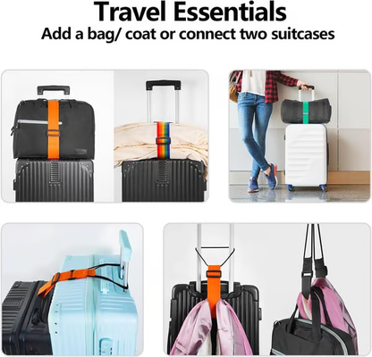 💥  Multi Use Strong Adjustable Luggage Connector Straps