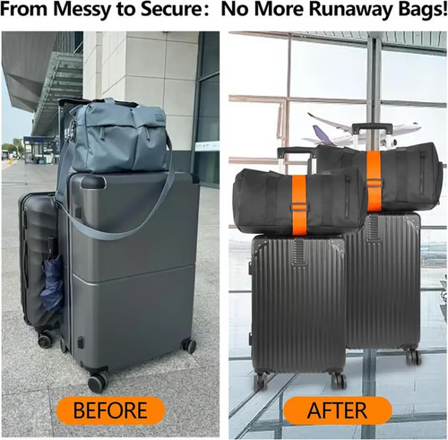 💥  Multi Use Strong Adjustable Luggage Connector Straps