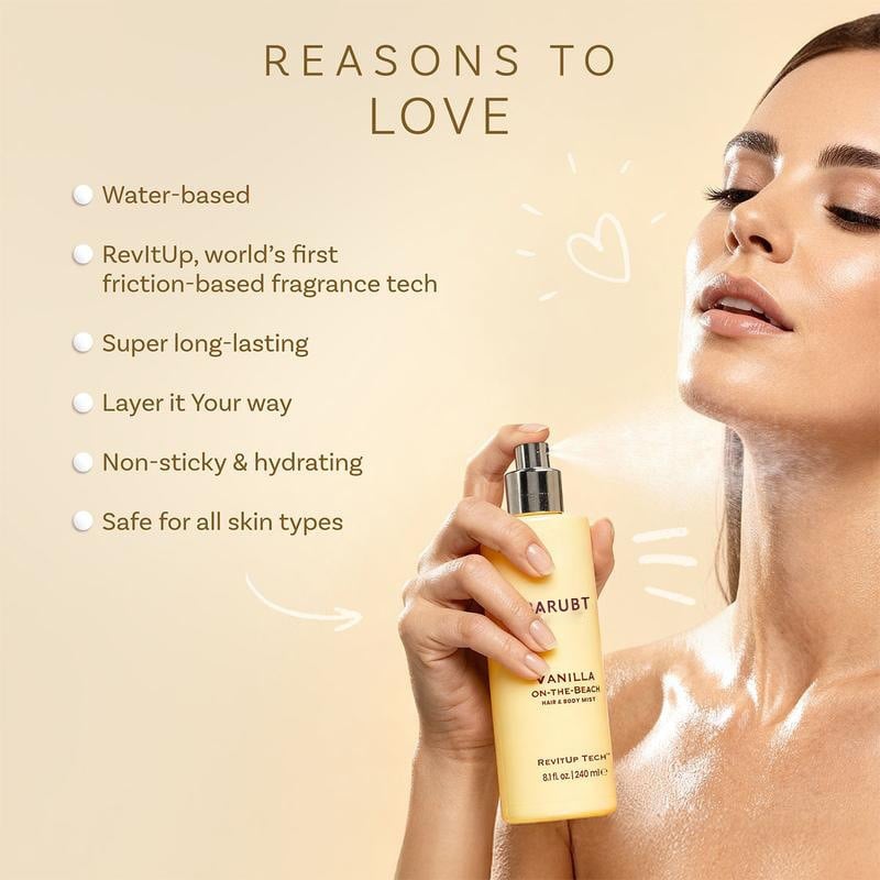 🎁2026💕49% OFF-BARUBT Luxury Vanilla on the Beach Hair & Body Mist for Women