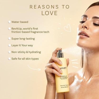 🎁2026💕49% OFF-BARUBT Luxury Vanilla on the Beach Hair & Body Mist for Women
