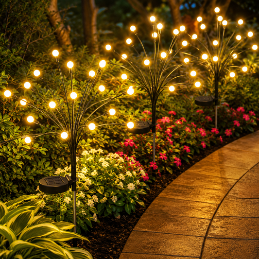 🌙Outdoor Solar Firefly Lights -Magical Garden Decor Day &Night