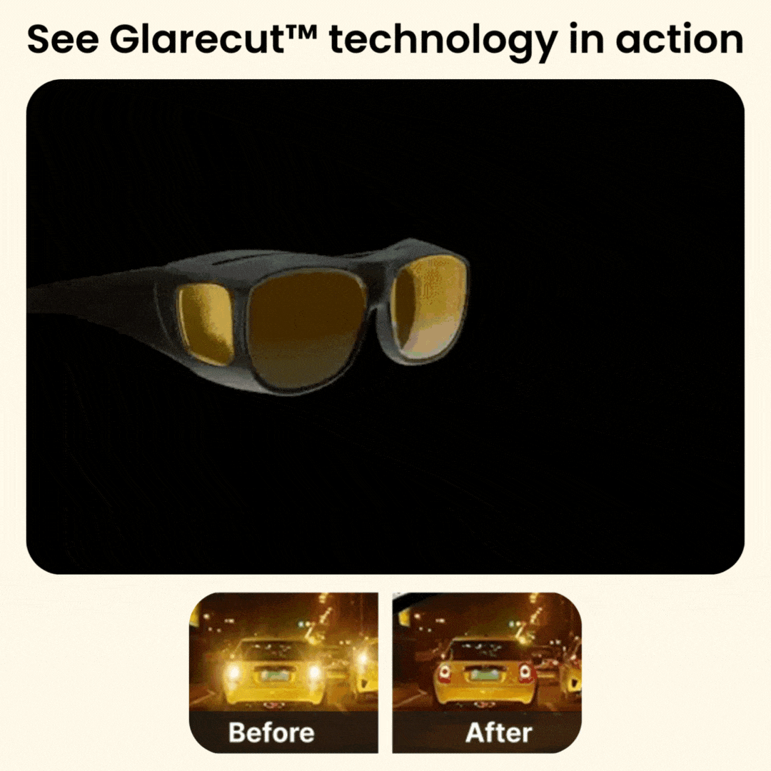Headlight Glasses with GlareCut Technology