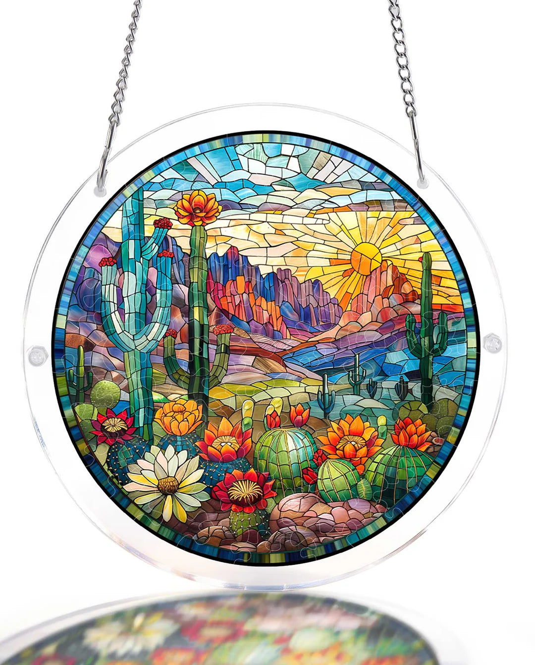 【✨ Acrylic Jigsaw Puzzle Suncatcher | Light Up Your Space with Color ✨】