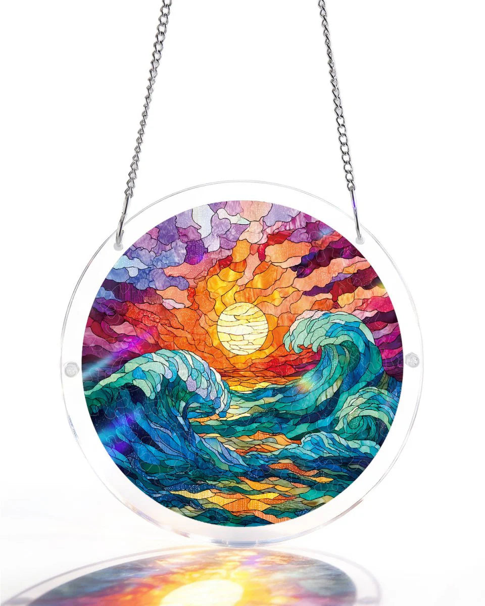 【✨ Acrylic Jigsaw Puzzle Suncatcher | Light Up Your Space with Color ✨】
