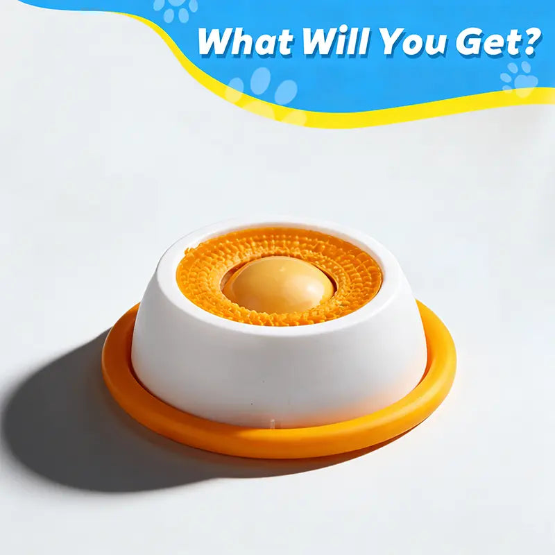 🐾 Vet-Recommended Slow Feeder Bowl for Dogs & Cats – Interactive Anti-Gulping Pet Dish for Healthy Tummies