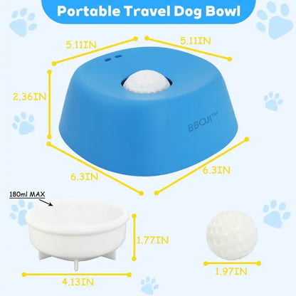 🐾 Vet-Recommended Slow Feeder Bowl for Dogs & Cats – Interactive Anti-Gulping Pet Dish for Healthy Tummies