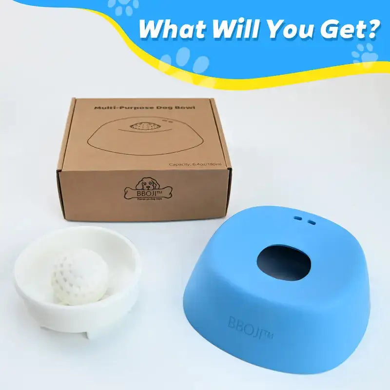 🐾 Vet-Recommended Slow Feeder Bowl for Dogs & Cats – Interactive Anti-Gulping Pet Dish for Healthy Tummies