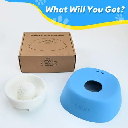 🐾 Vet-Recommended Slow Feeder Bowl for Dogs & Cats – Interactive Anti-Gulping Pet Dish for Healthy Tummies