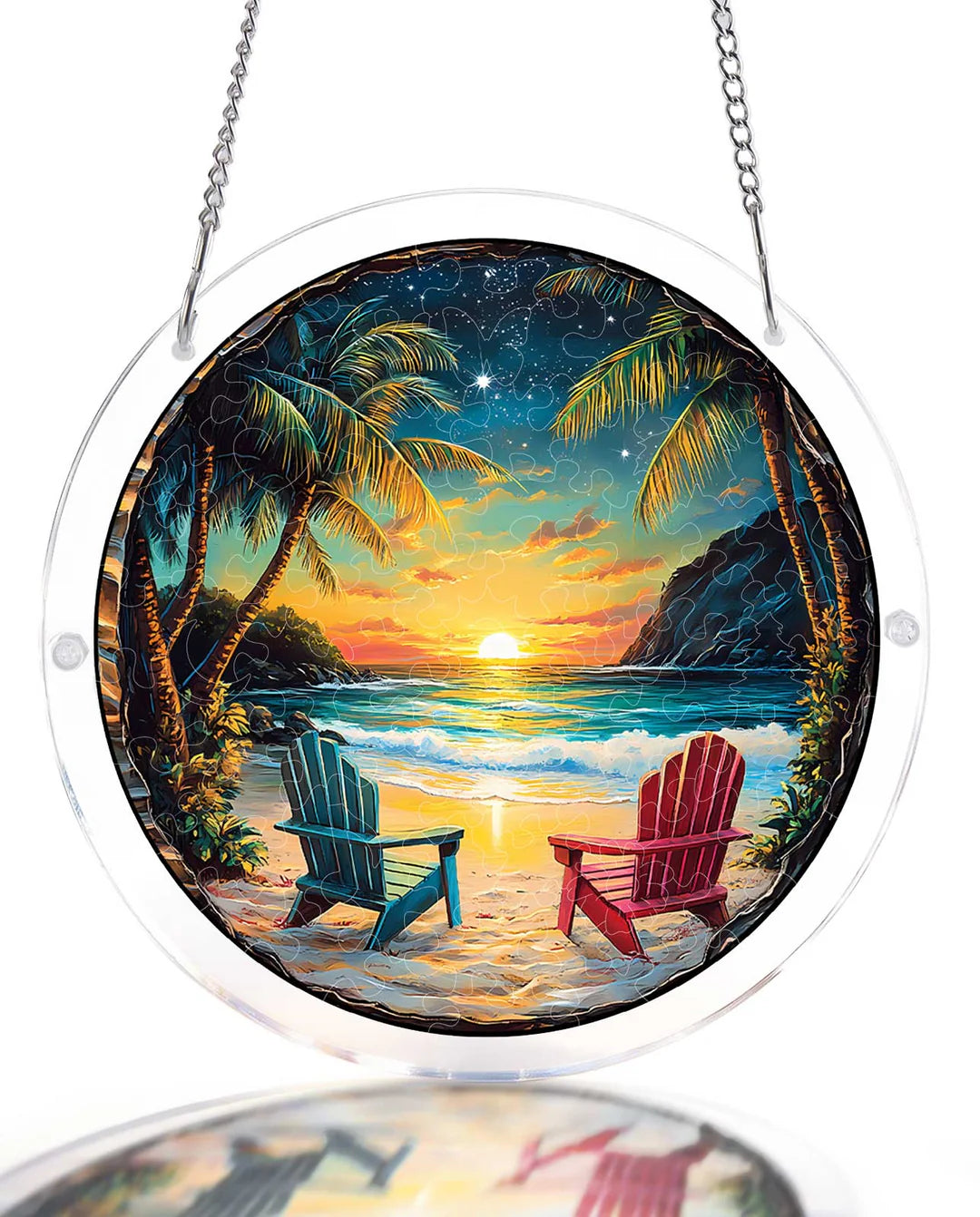 【✨ Acrylic Jigsaw Puzzle Suncatcher | Light Up Your Space with Color ✨】
