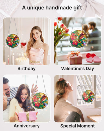【✨ Acrylic Jigsaw Puzzle Suncatcher | Light Up Your Space with Color ✨】