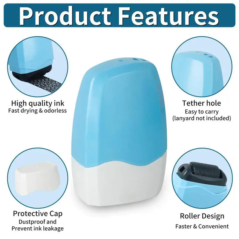 NATRAVOR™ Privacy Roller Stamp – Identity Protection for Mail & Labels