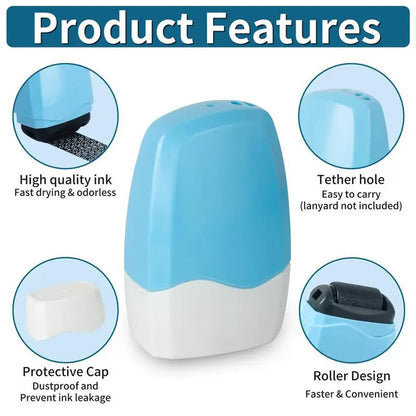 NATRAVOR™ Privacy Roller Stamp – Identity Protection for Mail & Labels