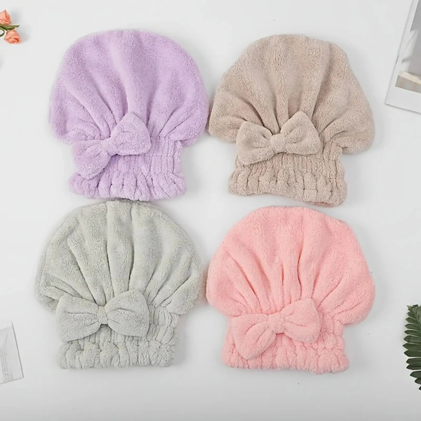 NATRAVOR™ Quick-Dry Microfiber Hair Towel Wrap