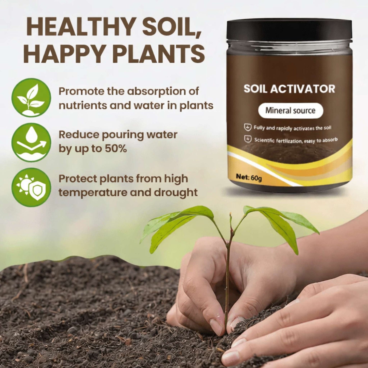🏆75K+ SOLD! 🌳Soil Pro Activator