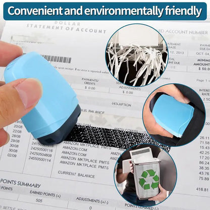 NATRAVOR™ Privacy Roller Stamp – Identity Protection for Mail & Labels