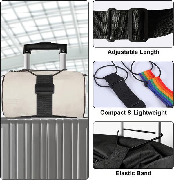 💥  Multi Use Strong Adjustable Luggage Connector Straps