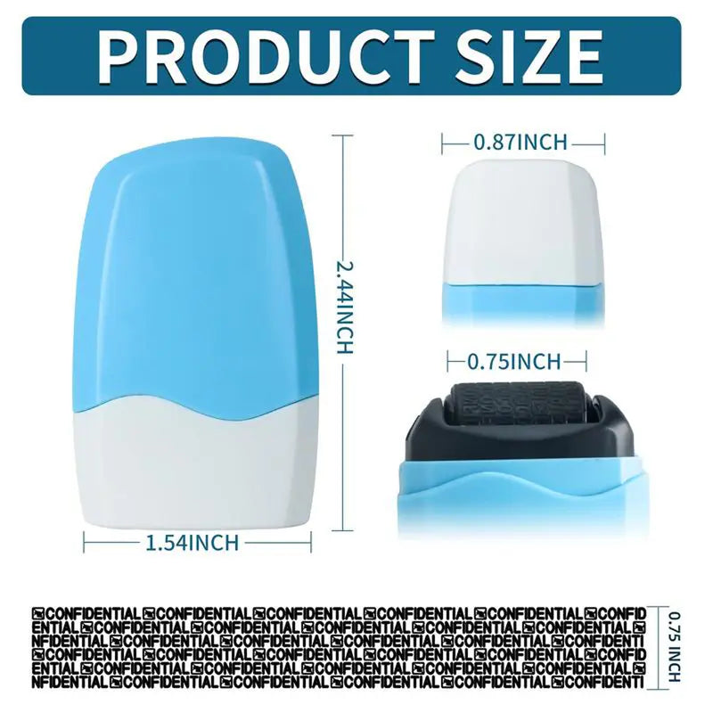 NATRAVOR™ Privacy Roller Stamp – Identity Protection for Mail & Labels