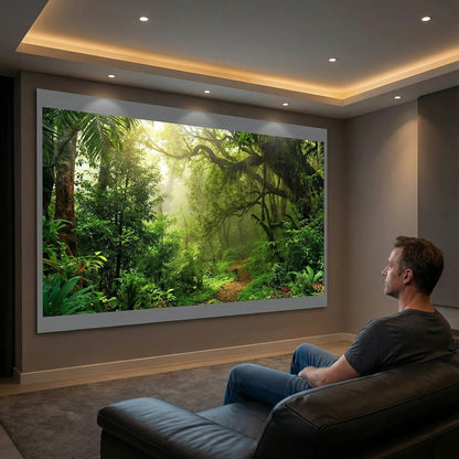 100inch 4K UHD Anti-Light Foldable Portable Projector Screen