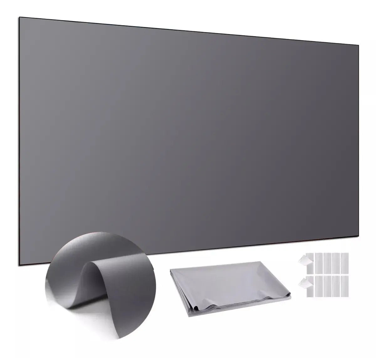 100inch 4K UHD Anti-Light Foldable Portable Projector Screen