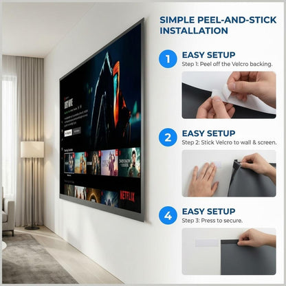 100inch 4K UHD Anti-Light Foldable Portable Projector Screen