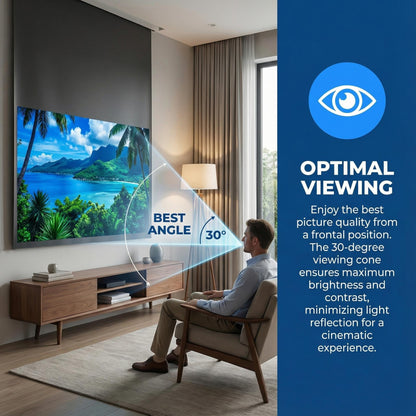 100inch 4K UHD Anti-Light Foldable Portable Projector Screen